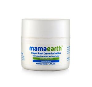 Mamaearth Baby Diaper Rash Cream with Zinc Oxide (Maximum Strength) for Babies, Made in The Himalayas- Hypoallergenic, Toxin-Free, All Natural with Organic Ingredients (50ml)