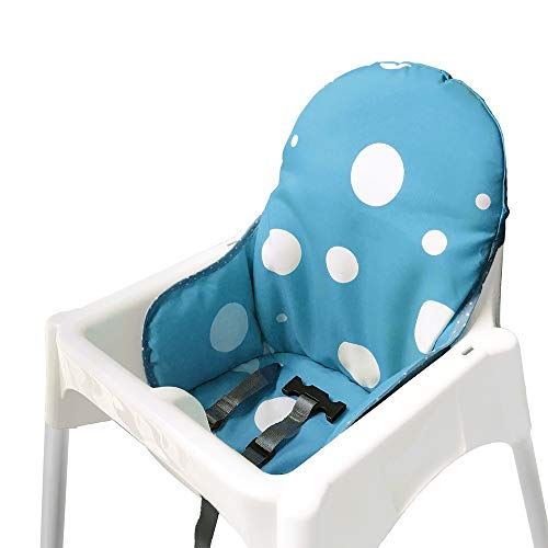AT Seat Covers Cushion for IKEA Antilop Highchair, Washable Foldable Baby Highchair Cover IKEA Childs Chair Insert Mat Cushion(Blue) | The Storepaperoomates Retail Market - Fast Affordable Shopping