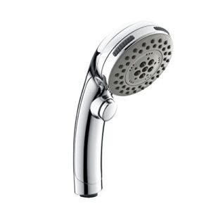 HOMELODY High Pressure Handheld Shower Head with ON/OFF Pause Switch 6-Functions Water Saving Shower head, Detachable Shower Head,Chrome Finish