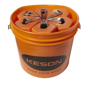 Keson P100BKT Chalk Line Reel, 1.5mm String, 2-4-Ounce Capacity, 100-Foot (30-Pack)
