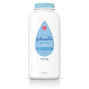 Johnson’s Baby Powder, Pure Cornstarch with Aloe & Vitamin E 9 oz