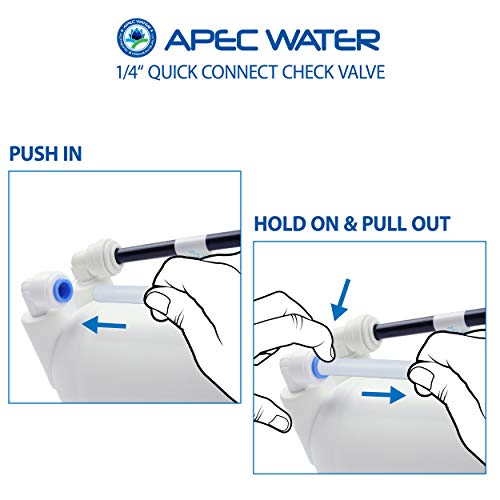 APEC Water Systems 1/4″ Quick Connect Check Valve Replacement Part (CHECK-VAL) | The Storepaperoomates Retail Market - Fast Affordable Shopping