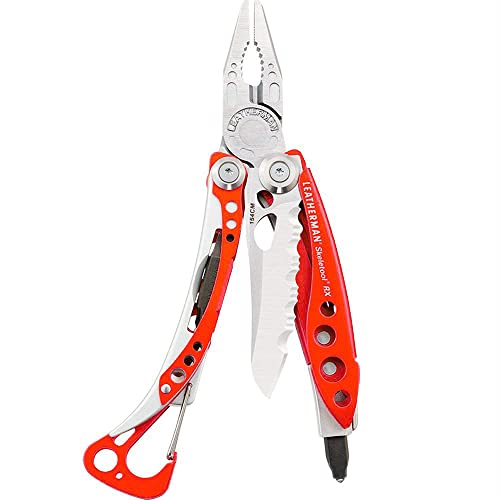 LEATHERMAN, Skeletool RX Multitool with Serrated Knife and Glass Breaker, Red | The Storepaperoomates Retail Market - Fast Affordable Shopping