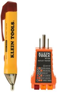 Klein Tools NCVT2KIT Basic Voltage Test Kit, Yellow/Orange