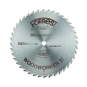 40 Tooth Woodworker II Saw Blade, Carbide Tipped