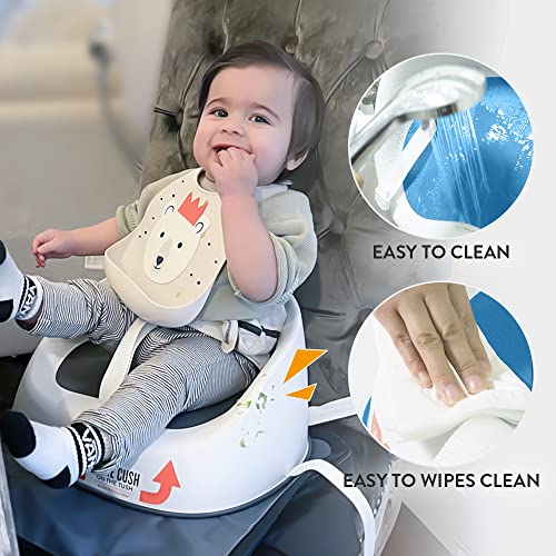 Prince Lionheart Squish Booster Seat, Berry Blue, 3-Point Harness and Dual-Strap System, Easy to Wipe Clean, and Lightweight | The Storepaperoomates Retail Market - Fast Affordable Shopping