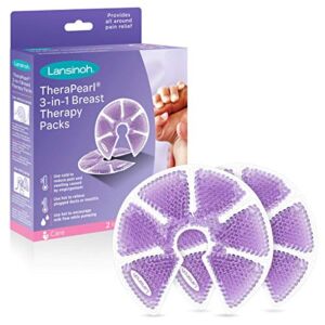 Lansinoh TheraPearl Breast Therapy Pack, Breastfeeding Essentials, 2 Count (Pack of 1)
