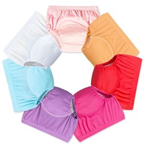Baby Girls Training Underwear, Toddler Girls Training Pants Girls Training Underpants 7 Pack Multicolor 4T