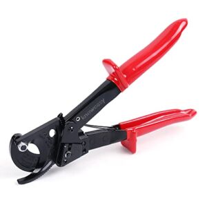 Knoweasy Cable Cutter and Ratchet Wire Cutter Works for Aluminum and Multi-core Cables up to 240mm²