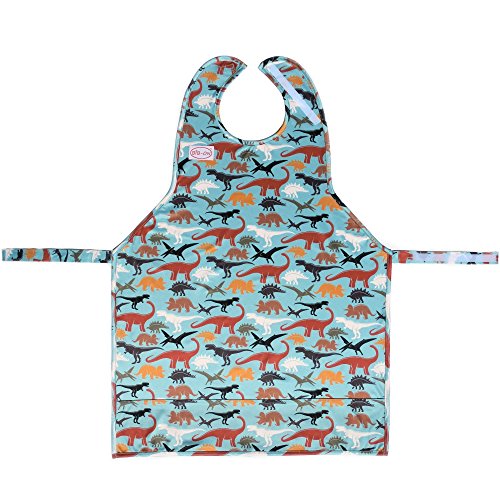 Bib-On XL, Full-Coverage Bib and Apron Combination for Toddler, Kids Ages 3 and Up. (Dinosaurs) | The Storepaperoomates Retail Market - Fast Affordable Shopping