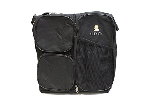 3 in 1 Diaper Bag – Changing Station – Travel Bassinet – #1 Multi Purpose Diaper Bag (Black) | The Storepaperoomates Retail Market - Fast Affordable Shopping