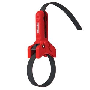 RIDGID 42478 STRAPLOCK Pipe Handle 7″ Strap Wrench, Red