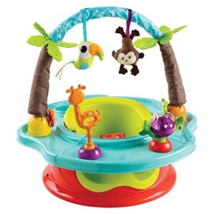 Summer® Deluxe SuperSeat®, Wild Safari, Fun Baby Seat for Sitting Up, Playtime, and Meals, Ages 4 Months to 4 Years