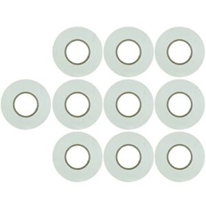 Sunlite E178 White Electrical Tape, 10 Pack, Ten Pack, 10 Count