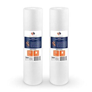 Aquaboon 1 Micron 20″ Sediment Water Filter Replacement Cartridge | Whole House Sediment Filtration | Compatible with AP810-2, SDC-45-2005, FPMB-BB5-20, P5-20BB, FP25B, 155358-43, 2 Pack