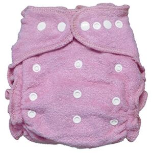 Imagine Baby Products Fitted Bamboo Diaper 2.0, Lilac, Snap