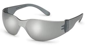 Gateway Starlite SM Safety Glasses – Gray Temple – Silver Mirror Lens