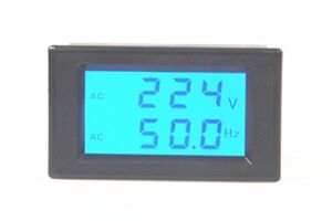 LM YN Digital AC Voltmeter AC80-300V Frequency Counter 45.0-65.0HZ LCD Display Voltage Frequency 2 in 1 Meter Tester
