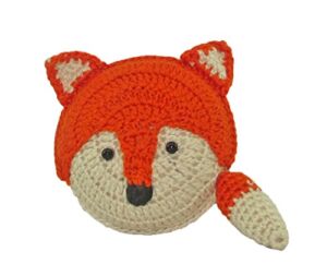 Tape Measure, Fun Handmade Crochet Designed Animals (Orange Fox)