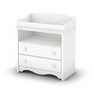South Shore 3680331 Angel Pure White Changing Table with Drawers