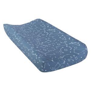 Galaxy Changing Pad Cover , Blue and White, 16×32 Inch (Pack of 1)
