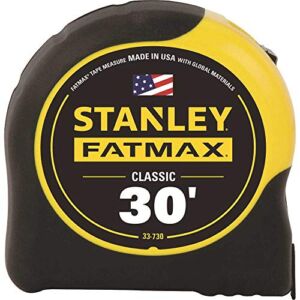 Stanley Hand Tools 33-730 1-1/4″ X 30′ FatMax Tape Measure