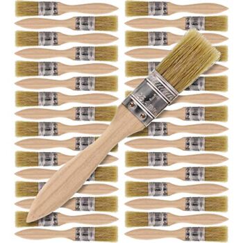 U.S. Art Supply 36 Pack of 1 inch Paint and Chip Paint Brushes for Paint, Stains, Varnishes, Glues, and Gesso | The Storepaperoomates Retail Market - Fast Affordable Shopping