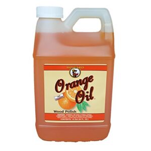 Howard Orange Oil 64 Ounce Half Gallon, Clean Kitchen Cabinets, Best Furniture Polish, Orange Wood Cleaner