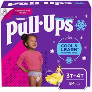 Pull-Ups Cool & Learn Girls’ Training Pants, 3T-4T, 84 Ct