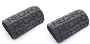 2PC JDM Recaro Racing Gradation For Car Seat Neck Rest Headrest pillow Fabric bucket seat material