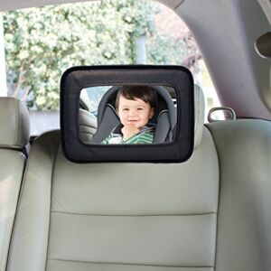 Dreambaby Backseat Rear Facing Baby Car Mirror – Extra Large Wide Angle View – Model L291