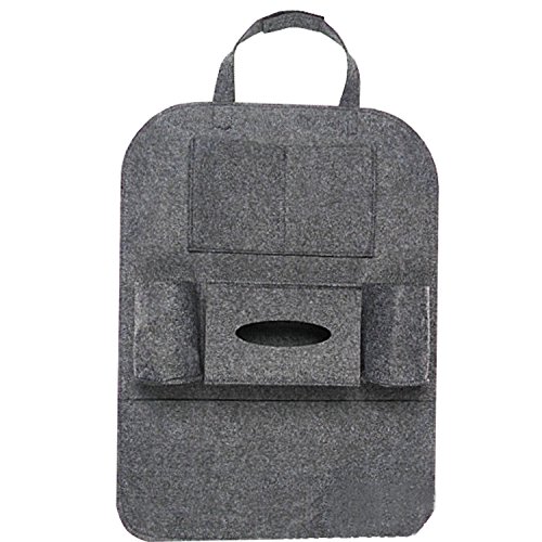 PMLAND Car Seat Back Cover Case Kids Kick Protectors with Organizer – Dark Gray | The Storepaperoomates Retail Market - Fast Affordable Shopping