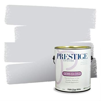 Prestige Paints Interior Paint and Primer In One, 1-Gallon, Semi-Gloss, Comparable Match of Behr* Gray Shimmer* | The Storepaperoomates Retail Market - Fast Affordable Shopping
