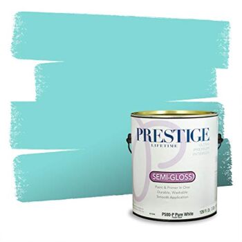 Prestige Paints Interior Paint and Primer In One, 1-Gallon, Semi-Gloss, Comparable Match of Behr* Key Largo* | The Storepaperoomates Retail Market - Fast Affordable Shopping