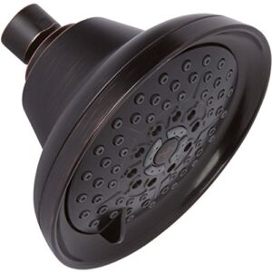 Massage Shower Head With Mist – High Pressure Boosting, Multi-Function, Massaging Rainfall Showerhead For Low Flow Showers & Adjustable Water Saving Nozzle, 2.5 GPM – Oil-Rubbed Bronze