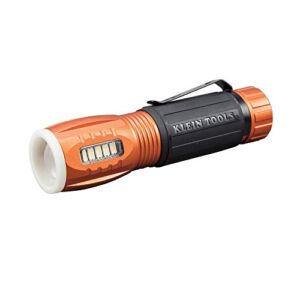 Klein Tools 56028 LED Flashlight and Work Light, Durable, Waterproof, Compact, Hands-free Magnetic End, Runs to 12 Hrs, for Work and Outdoor