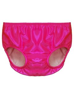 Adult Swim Diapers – Reusable Diaper for The Pool – My Pool Pal (XL-Waist: 40-50″; Leg 23-29″, Pink)