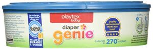 Playtex Diaper Genie Refills for Diaper Genie Diaper Pails – Holds Up to 270 Diapers
