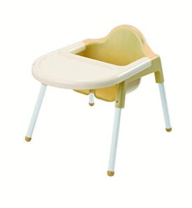 Angeles Feeding Chair, AFB7940, Infant, Baby & Toddler Stacking Nursery Chairs with Harness, Daycare, Homeschool or Classroom Furniture for Girls-Boys