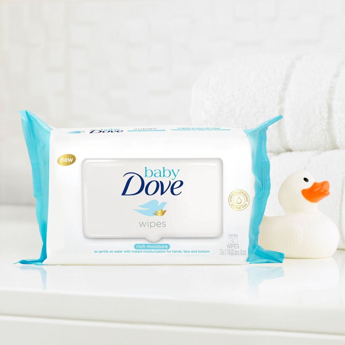 Baby Dove Wipes, Rich Moisture, 30 ct | The Storepaperoomates Retail Market - Fast Affordable Shopping