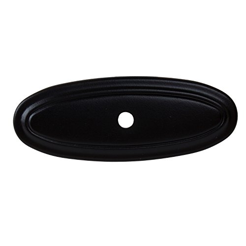 GlideRite Hardware 1034-MB-10 3 inch Long Thin Oblong Ring Cabinet Back Plate 10 Pack, Matte Black Finish | The Storepaperoomates Retail Market - Fast Affordable Shopping