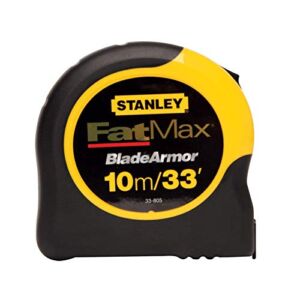 STANLEY FatMax 33-805 BladeArmor 10m/33′ measuring tape