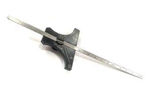 Stainless Steel Ruler Engineer’s Depth Gauge Metric & Imperial 6″ Ruler (150 mm)