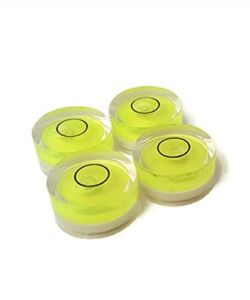 18mm x 9mm Circular Bubble Spirit Level BY GFNT for Tripod, Phonograph, Turntable Etc. (4 pack)