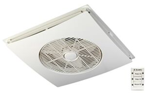 Drop Ceiling Tile Fan Model SA-398WC Master – Wall Control Included (Fan for Drop Ceiling – THIS IS NOT AN EXHAUST FAN)