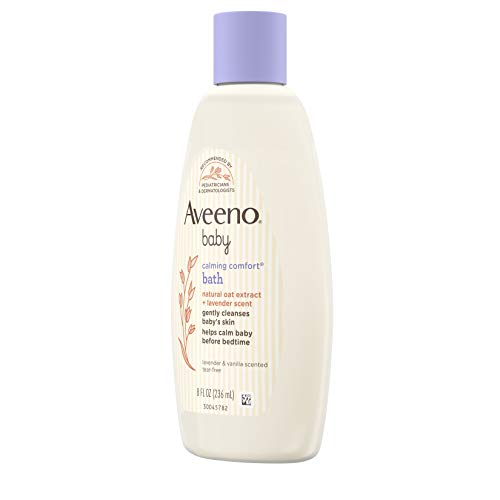 Aveeno Baby Calming Comfort Bath & Wash with Relaxing Lavender & Vanilla Scents & Natural Oat Extract, Hypoallergenic & Tear-Free Formula, Paraben-, Phthalate- & Soap-Free, 8 fl. oz | The Storepaperoomates Retail Market - Fast Affordable Shopping