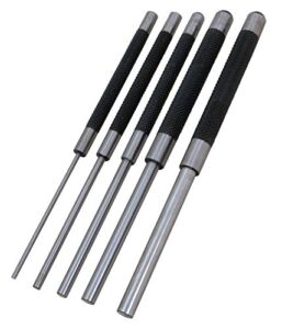 Performance Tool W758 5 Piece 8″ Long Pin Punch Set, 1 Pack