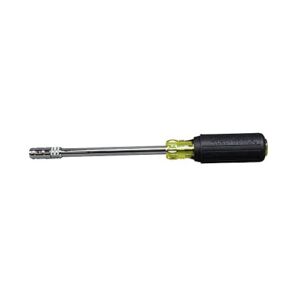 Klein Tools 65129 2-in-1 Nut Driver, Hex Head Slide Drive, 6-Inch
