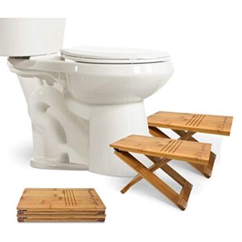 Squat N Go Bamboo X Toilet Stool | Fully Adjustable, Ultra Portable & Eco Friendly | Bonus Travel Bag Included | The Storepaperoomates Retail Market - Fast Affordable Shopping
