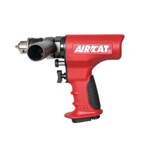 AIRCAT 4451: 1/2-Inch Extreme Heavy Duty Reversible Composite Drill Air Tool, 400 RPM, .7 HP Motor